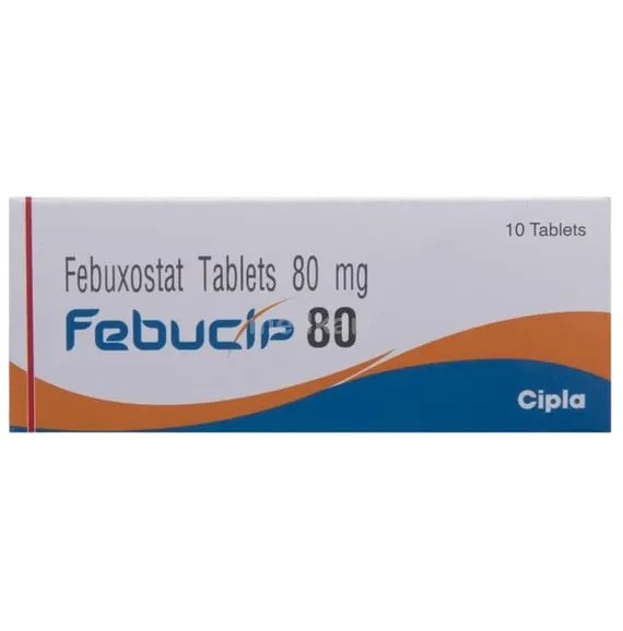 febucip 80mg tablet 10's